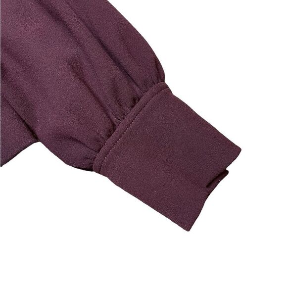 ANTHROPOLOGIE Jessica Blazer Burgundy / Wine Size Small - Picture 6 of 10